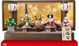 雛人形,親王飾り,1009C,焼桐平台飾り 京十一番親王